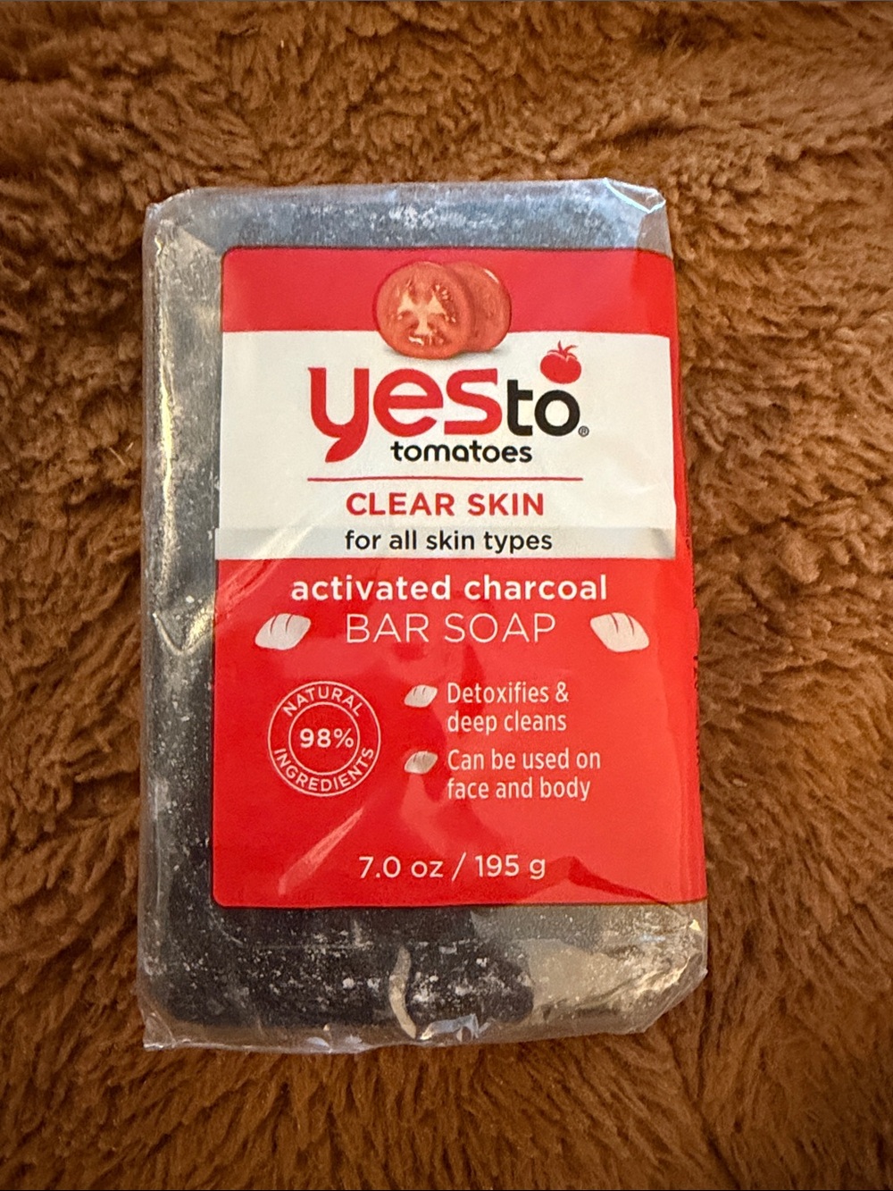 Yes to Tomatoes Clear Skin Activated Charcoal Bar of Soap rare discontinued
